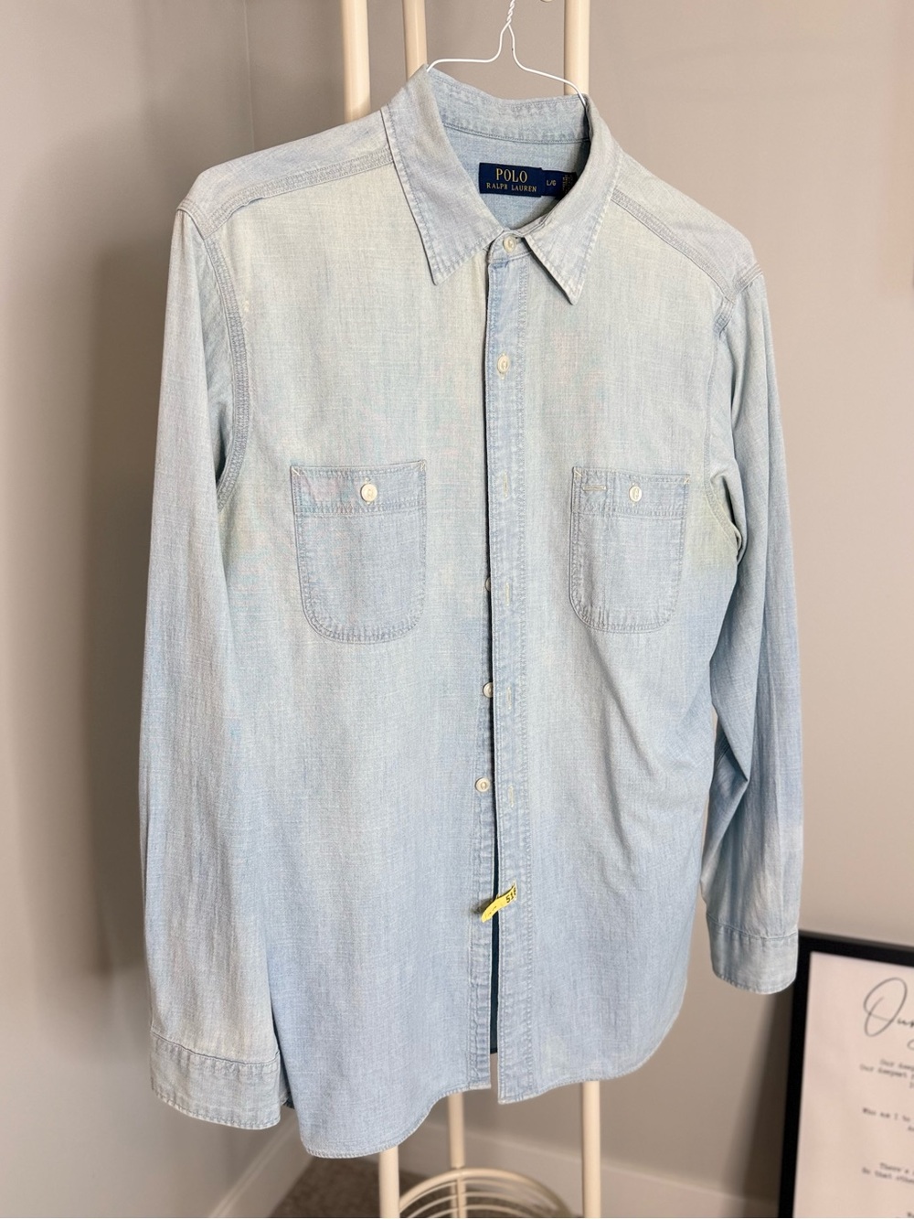 Polo by Ralph Lauren Light Wash Denim Button-Down Shirt